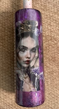 Image 1 of Purple 30 oz Skinny Tumbler #25