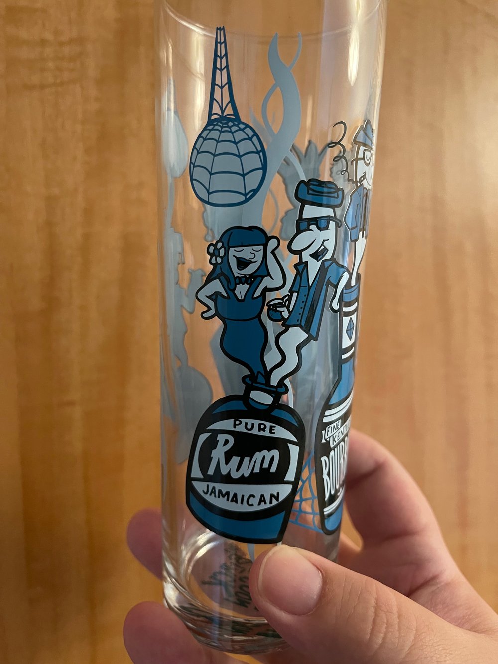 SPIRITED SPIRITS 13.5 oz Zombie Cocktail Glass