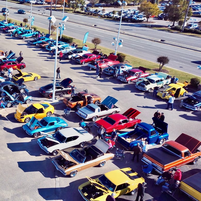 Image of Southern Chevrolet Western branch car show
