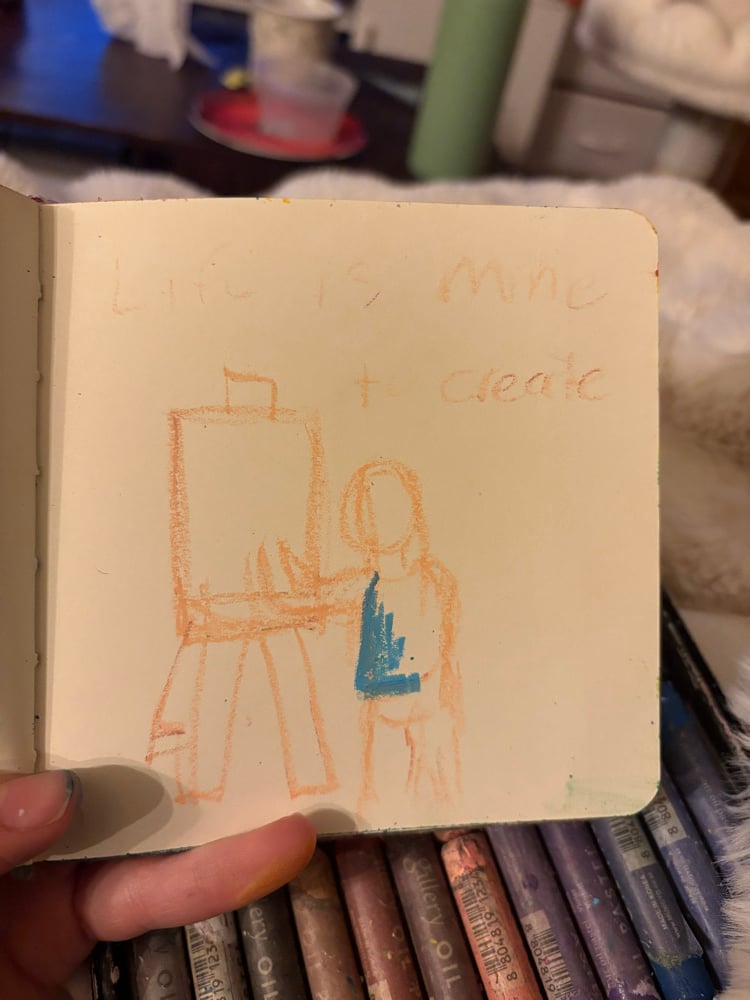 Image of life is mine 5x5 mini art print