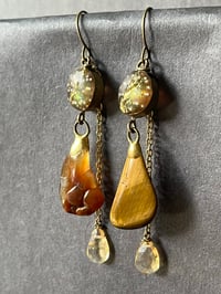 Image 3 of Glowing dangles with tigereye