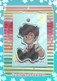 Hazbin Hotel - Human Alastor Acrylic Pin badge