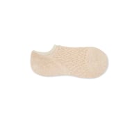 CHALK UK Patterned Oatmeal No Show Socks 
