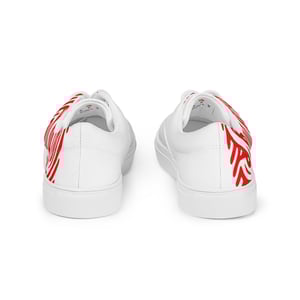 Image of Red Printed Solid Sneakers