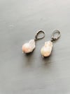 Large Baroque Pearl Earrings