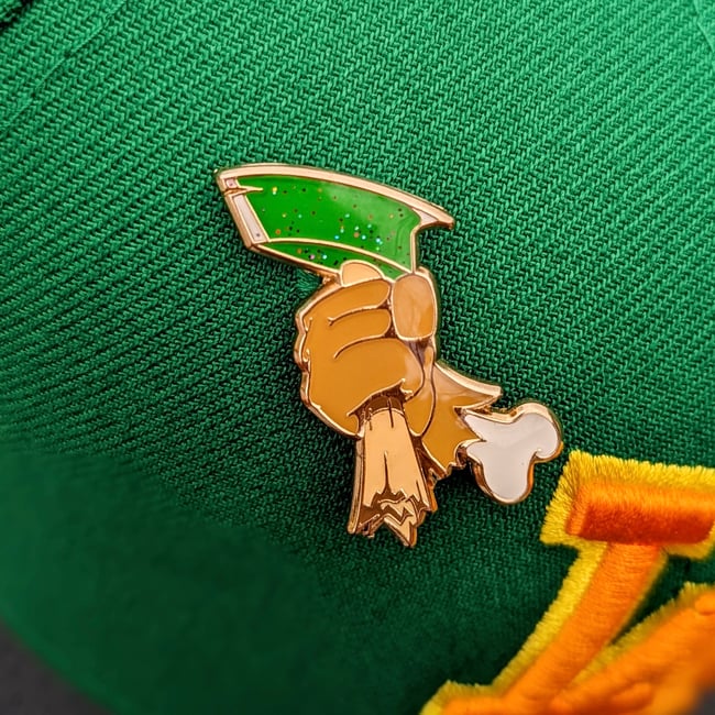 Kelly Green Bundle - Bad To The Bone Pin & Matchstick Clip