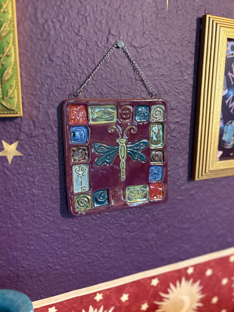 Image of Whimsy Dragonfly Wall Hanging #2 (discounted)