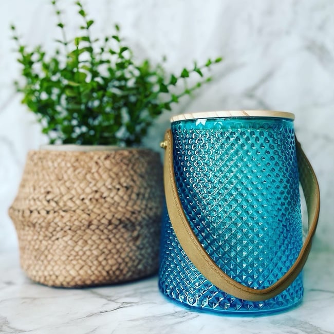 Shanghai Luxe Candle 1kg - MEDITERRANEAN BLUE  **ONLY 1 AVAILABLE**