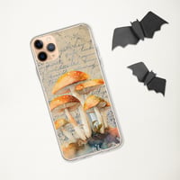 Image 3 of Colorful Watercolor Mushroom/Fungus Mycology Lover Clear Case for iPhone®