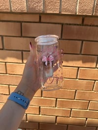 Image 1 of Over Caffeinated Glass Tumbler