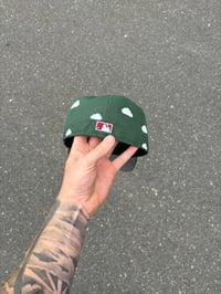 Image 5 of PARTLY CLOUDY GREEN CHICAGO CUBS CUSTOM FITTED CAP