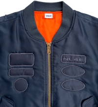 Image 2 of NL4E Patch Bomber Jacket #3 - L