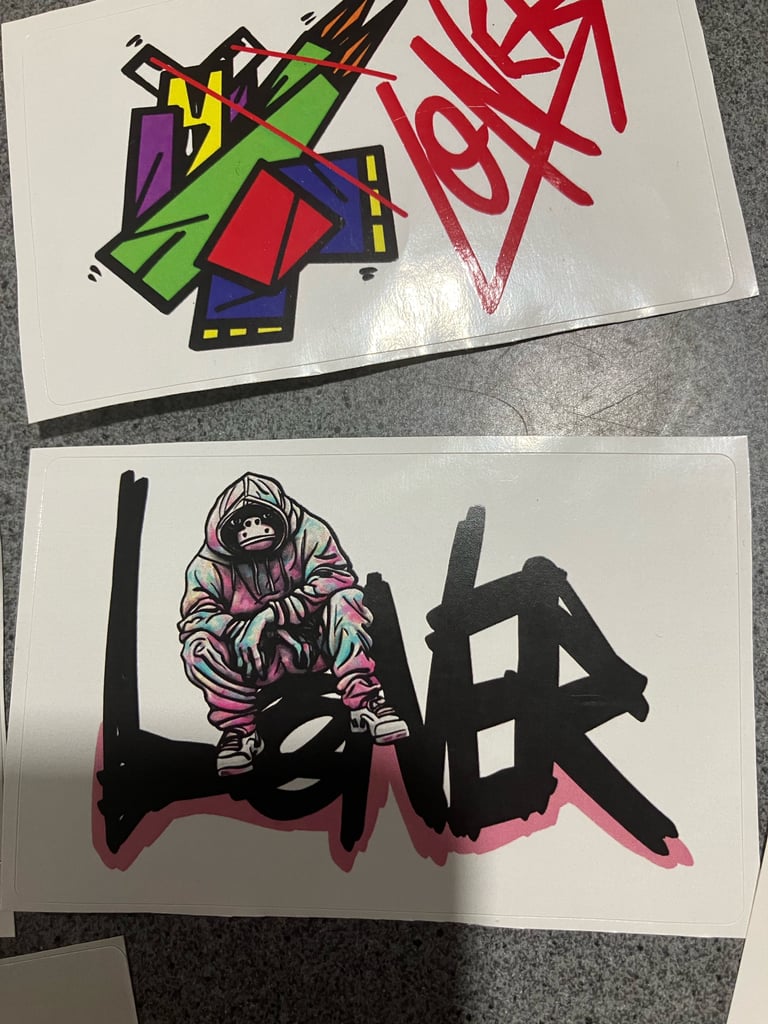 Caratucus x Loner Sticker pack (6 stickers) Image 4