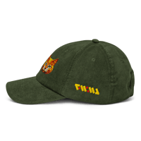 Image 4 of The Little Buddies 🐶🐱🧢 Corduroy Cap (Damp Moss)