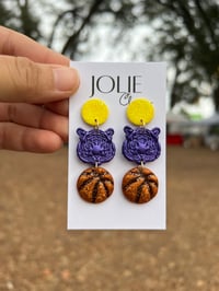 Glitter Tiger Dangles