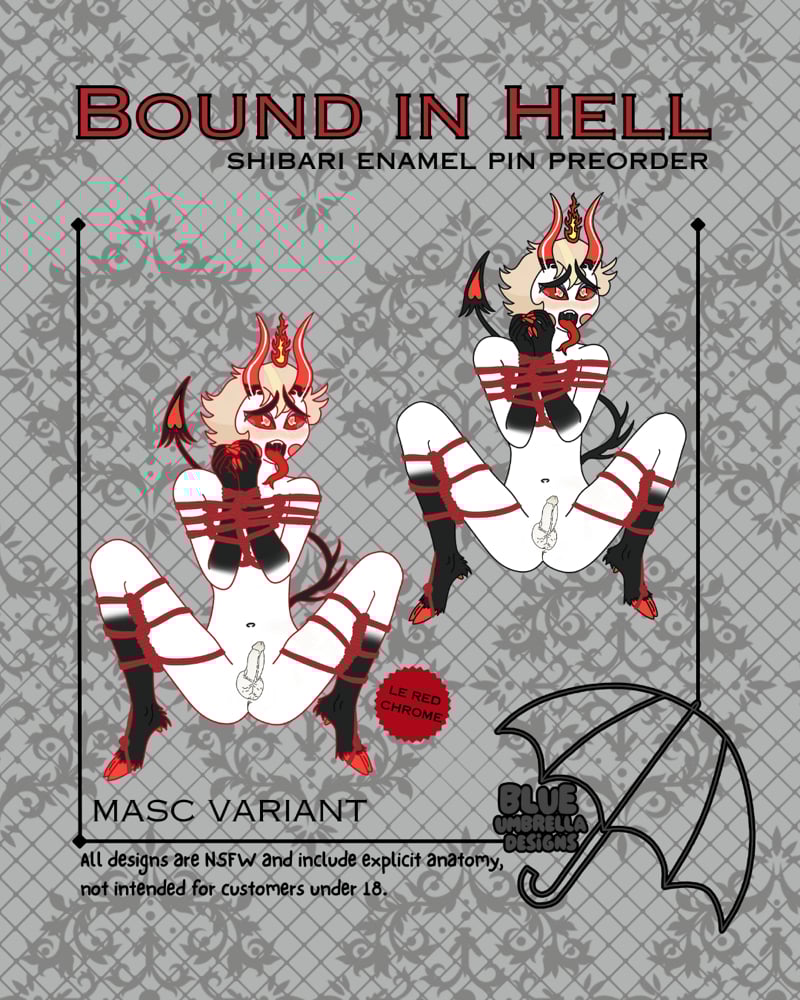 Image of PREORDER - Bound in Hell Pin Series - Lucifer