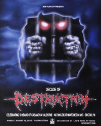 New Fear City presents DECADE OF DESTRUCTION 