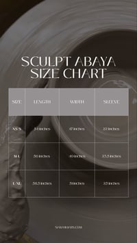 Image 3 of Taupe sculpt abaya 