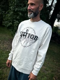 Image 5 of LORD NARASIMHA /Crewneck (White/Black)