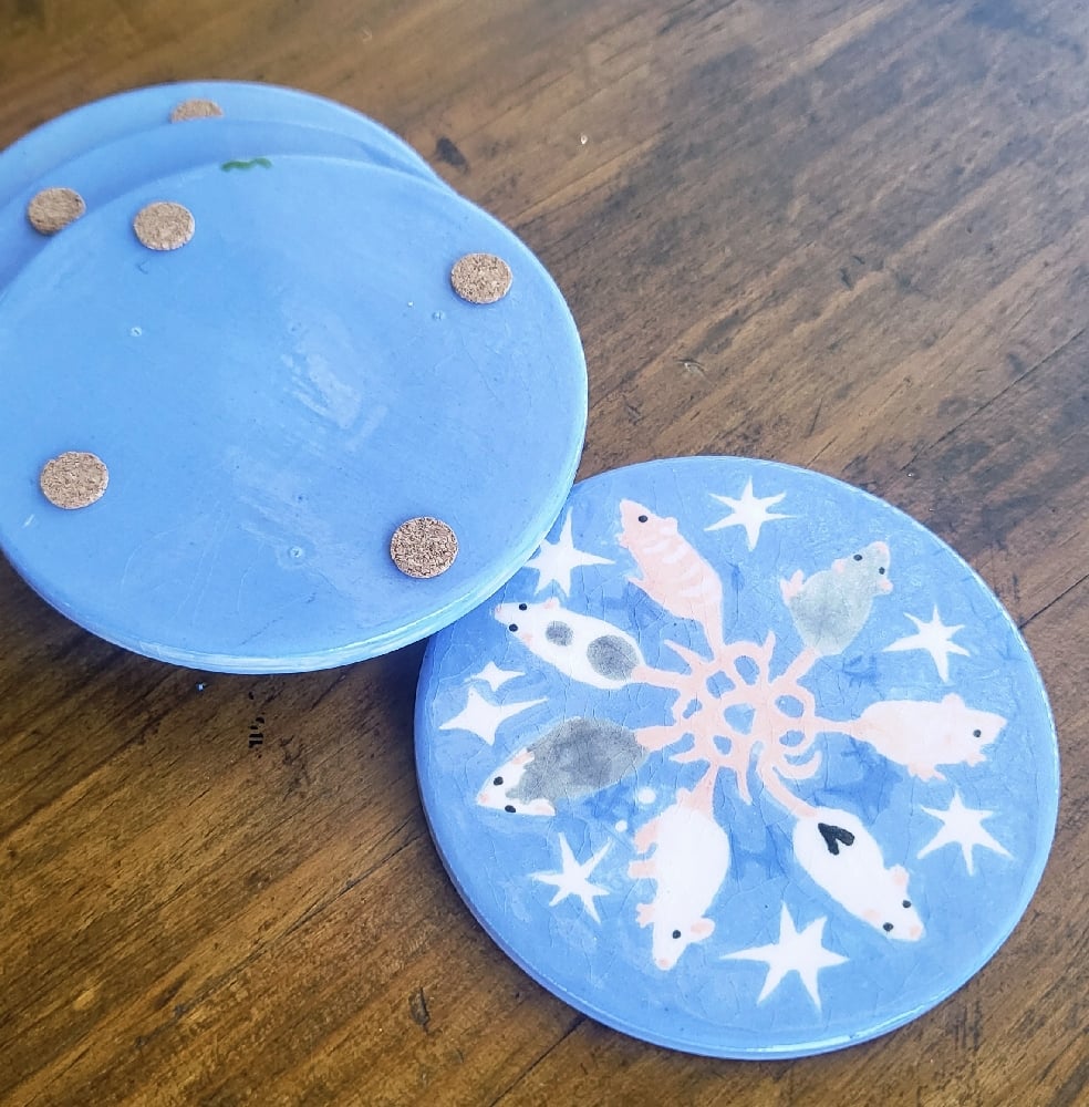 Image of Rat King Coasters