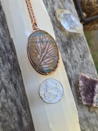 Image 5 of Electroformed carved labradorite necklace 02