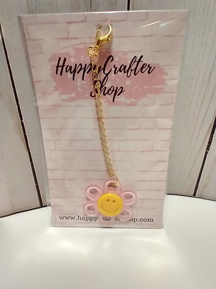 Image of Ready-To-Bead Dangle - Happy Flower