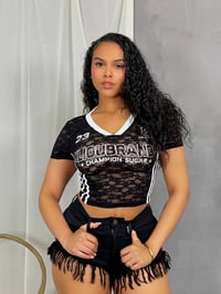 Lace Crop Jersey 