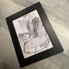 Ivanna Sakhno (Shin Hati) “Smoke Break” Original A5 Sketch