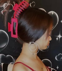 Image 3 of 2pc Red Claw Clips 