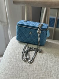 Image 1 of Denim CC box bag✨💙