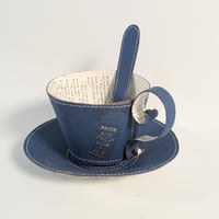 Image 1 of 'Pride and Prejudice' Teacup, Saucer and Spoon set