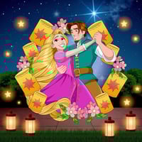 PRESALE - Gleam & Glow - Rapunzel & Flynn Dancing