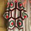 Hexagon Roses Granny Sweater