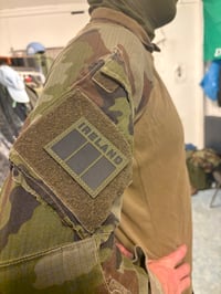 Image 3 of Lazer Cut IR Ireland Flag - Green