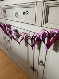 Image 2 of 3D Paper Heart Garland