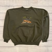 Image 1 of Vintage Fishing boat Crewneck - L?