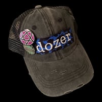 distressed hat 