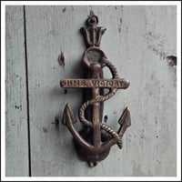 Image 1 of Antique brass nautical door knocker