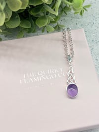 Image 1 of Amethyst Celtic Dropper