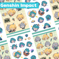 Image 1 of [Genshin Impact] Sticker Sheets