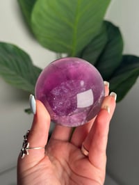 Image 2 of RAINBOW FLUORITE SPHERE -CHINA- D