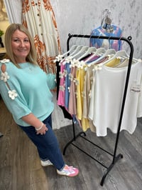 Image 1 of Daisy - Shoulder Batwing Top