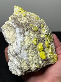 Image 4 of Sulphur On Matrix Specimen | Bolivia #2818