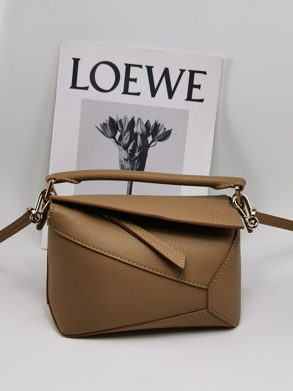 Loewe Grained Leather Puzzle Bag