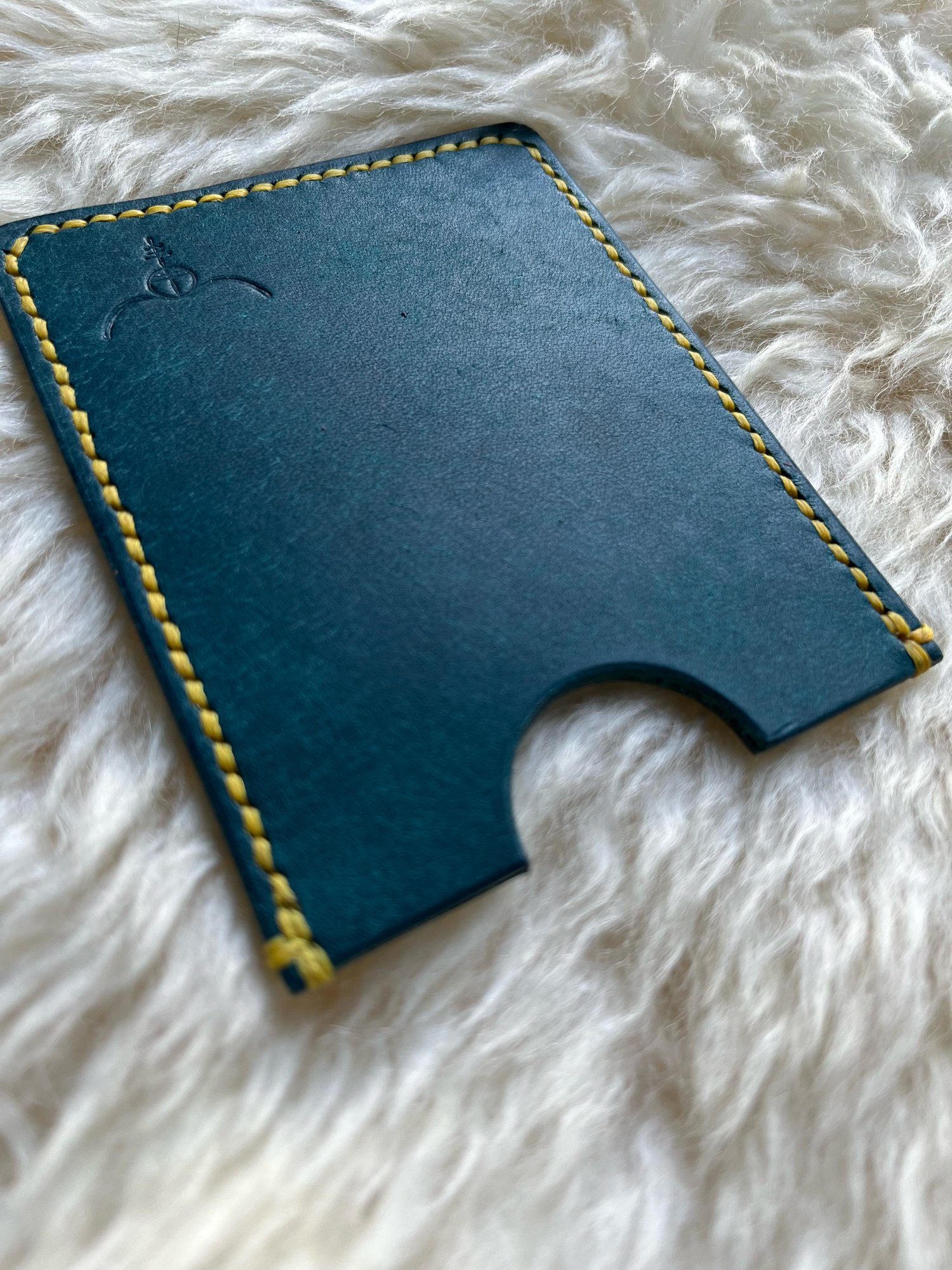 Image of Ortensia Pueblo Cardholder (Bright Yellow)