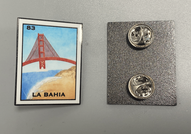 Image of La Bahia Loteria Card Pin