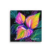 Image 1 of Anthurium Glow Canvas Print