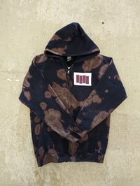 Image 1 of Black Flag Mickey bleached hoodie ONE OFF size M