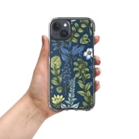 Image 19 of Art Nouveau Inspired Blue Boho Floral Clear Case for iPhone®