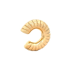 Image of EARCUFF ZIGRINATO ARGENTO 925